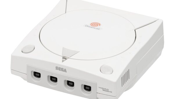The Sega Dreamcast game console