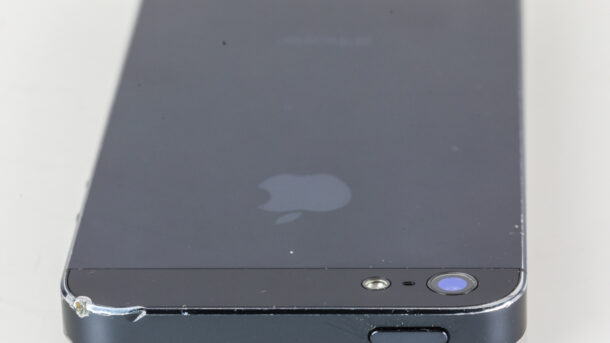 An Apple iPhone 5 smartphone